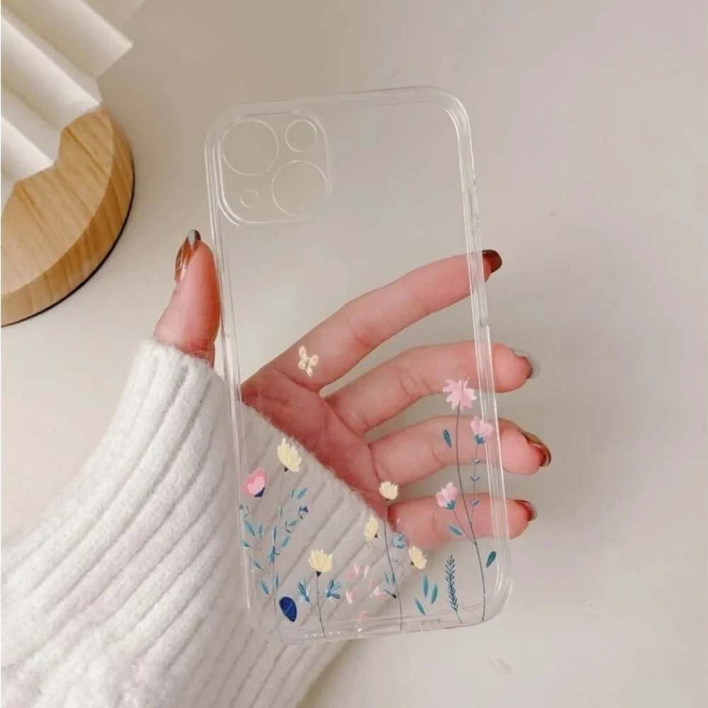 ⚠️Clearance iPhone 15/Pro/Pro Max Flower Print Phone Case - Picture 4 of 4